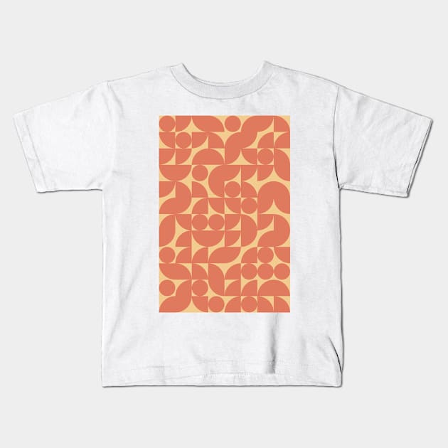 Eye Catching Geometric Pattern - Shapes #10 Kids T-Shirt by Trendy-Now